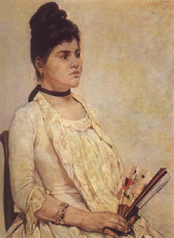 Giovanni Fattori Portrait of the Stepdaughter oil painting image